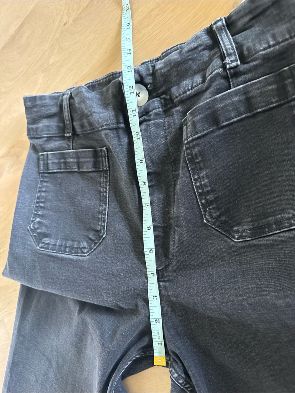 Pilcro The Skipper cropped Jeans Wide
Leg Washed Black size 30 - Picture 9 of 12
